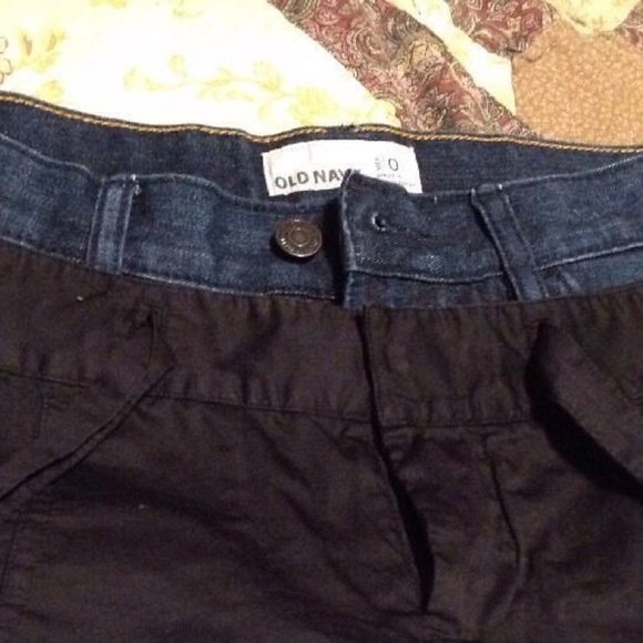 Old Navy Denim Size 0 Armani Exchange Black Shorts - Picture 9 of 12